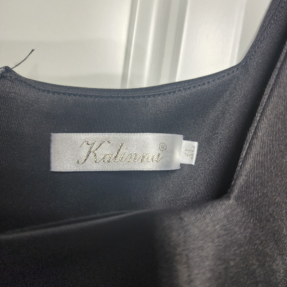 Kalinna Black Long Sleeve DRESS